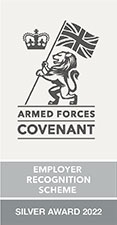 Defence Employer Recognition Scheme silver award logo