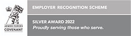 Defence Employer Recognition Scheme logo - silver