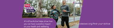 Find Your Active - positive health banner for Active Essex