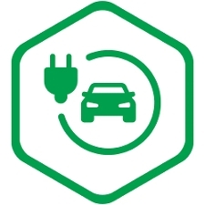 Electric vehicle icon Electric vehicle icon