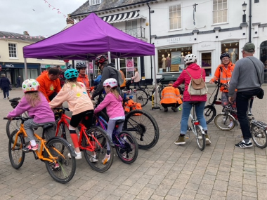 Guided ride out group