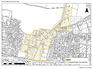 Smiths Green Conservation Area proposed boundary