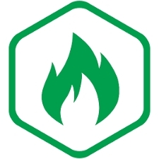 Wood burning icon