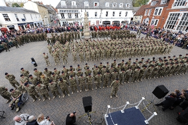 Freedom of the district is granted to 101 Engineer Regiment