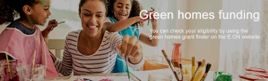 Green homes grant scheme banner