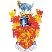 Logo for Great Dunmow Town Council - "May Dunmow Prosper" crest