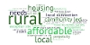 Rural Affordable Housing Options June 2023 word cloud