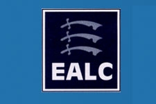 EALC logo featuring 3 sabres