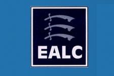 EALC logo featuring 3 sabres